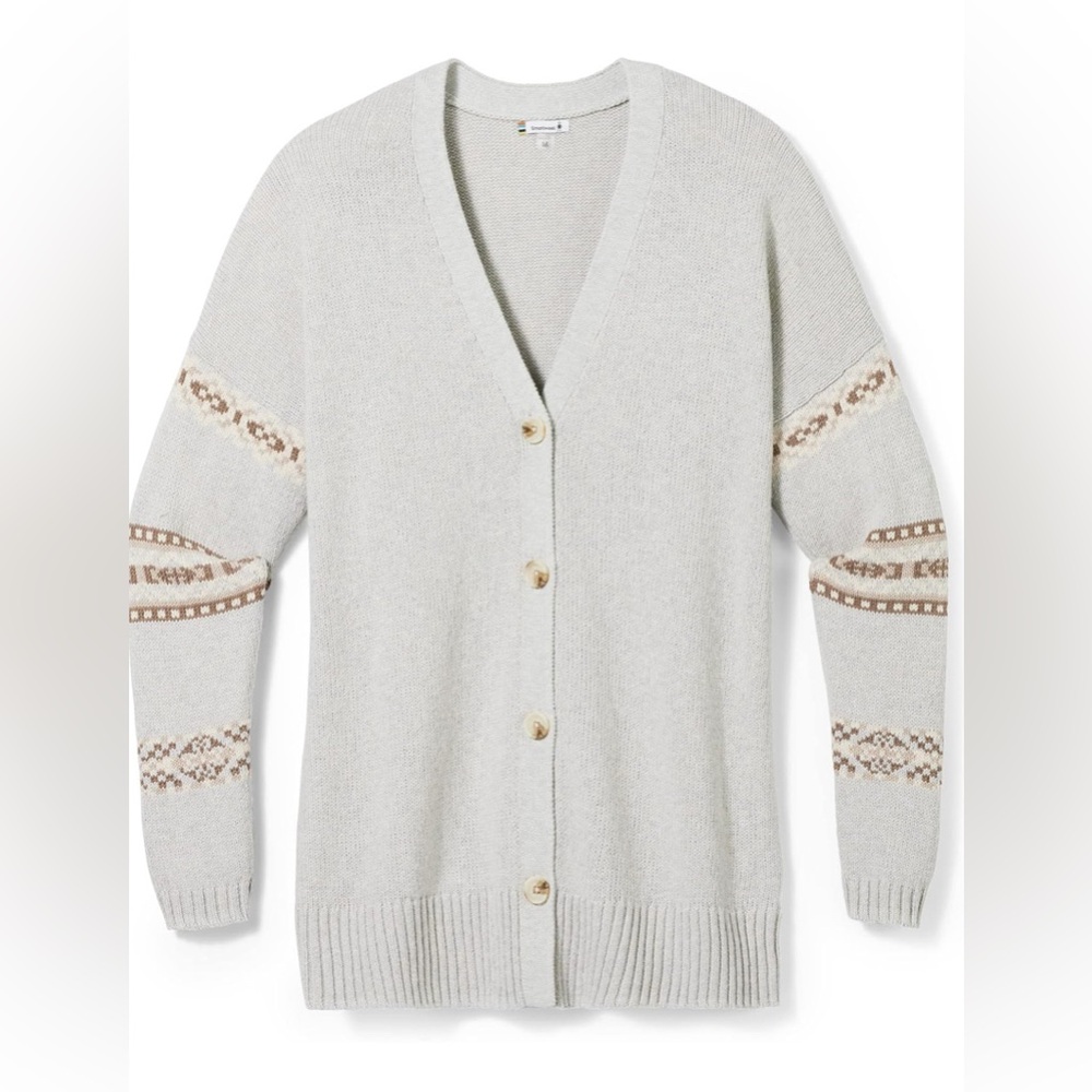 Smartwool Cozy Lodge Button Front Sweater Cardigan Sweater